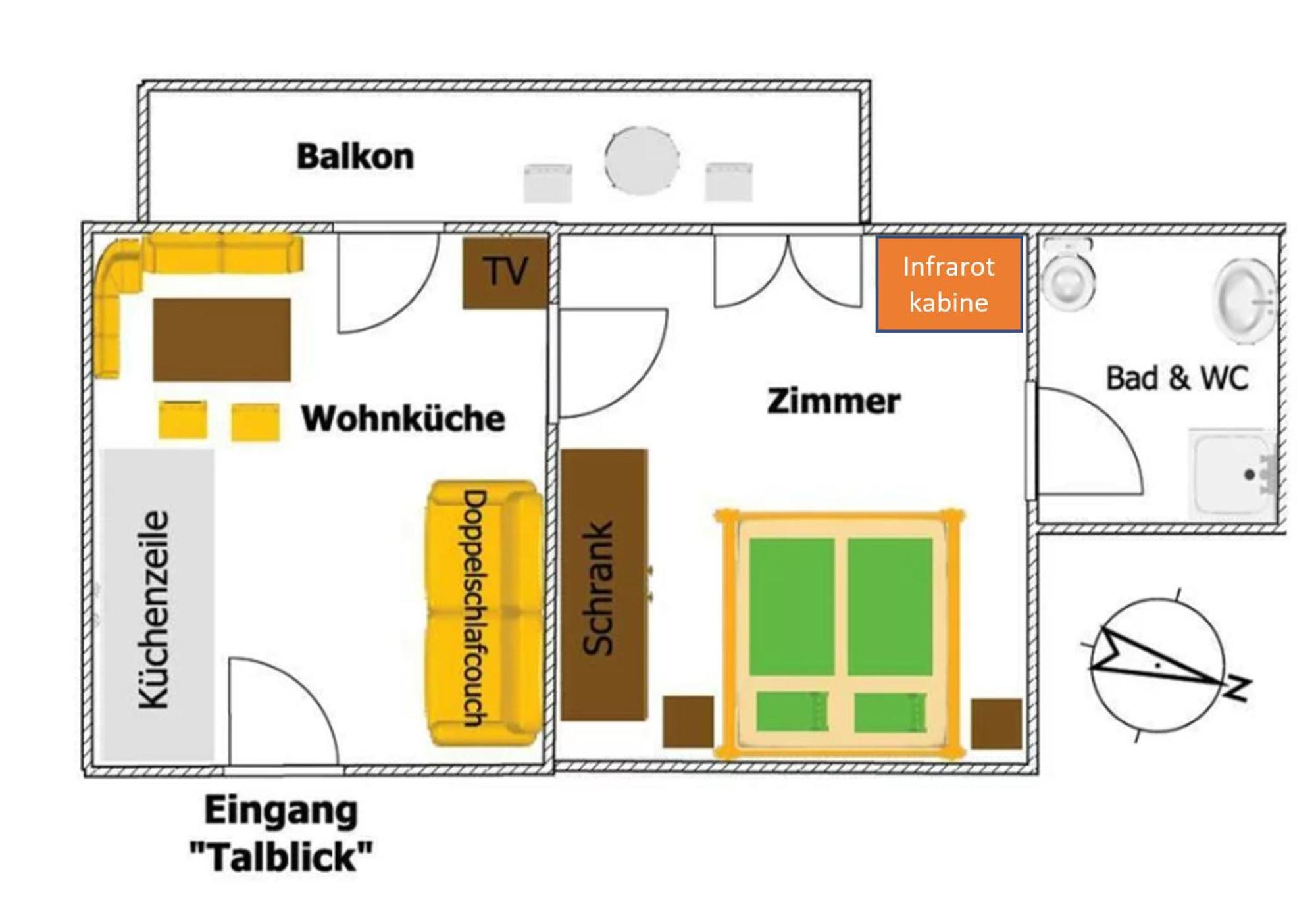 Bauernhof Pension Juri Obergösel Habitación foto